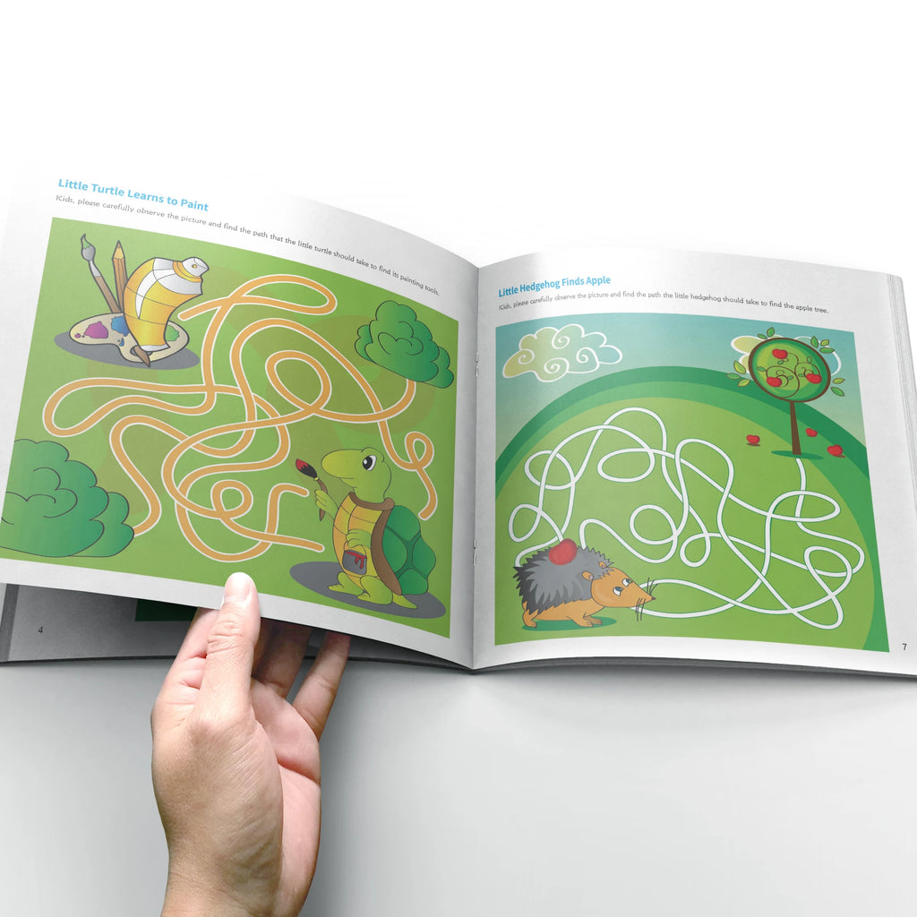 Interactive Maze Puzzle Book for Kids: Fun and Educational Adventures to Enhance Problem-Solving and Critical Thinking Skills
