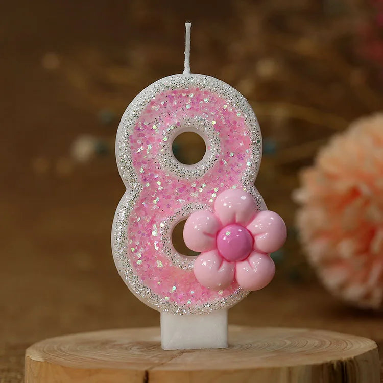 Sparklers Birthday Candle 1 Years Pink Unicorn Original Birthday Candles for Cake Blue Children's Birthday Candle