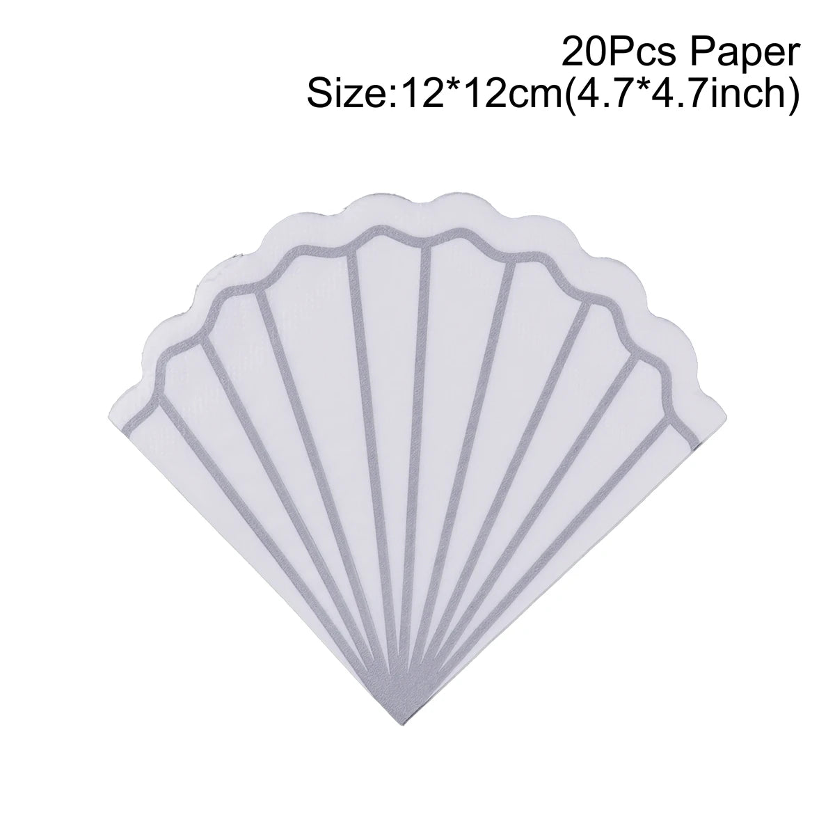 Mermaid Party Colorful Shell Disposable Tableware Summer Beach Under The Sea Party Little Mermaid Girls 1st Birthday Party Decor