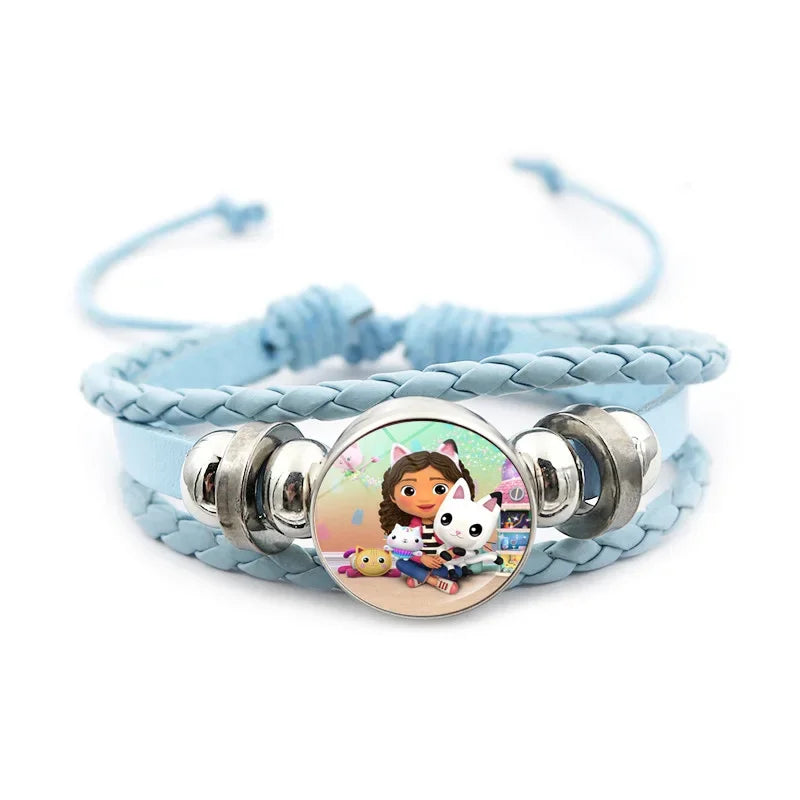 Gabby Dollhouse Bracelet Anime Cartoon Character Derivative Peripherals Bangles Cute Bracelets Baby Show Birthday Christmas Gift