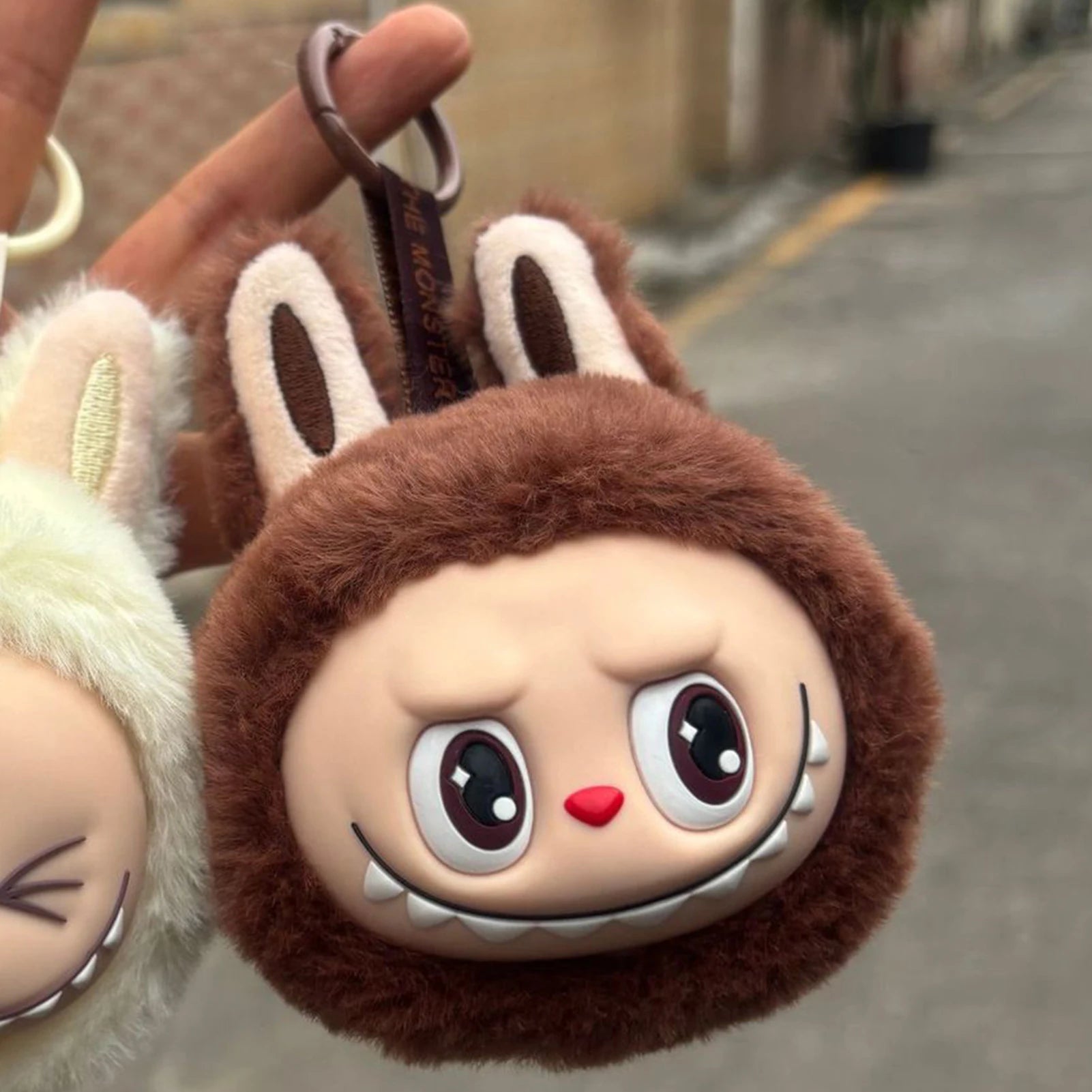 Labubu 2nd Generation Series Multi Color Cute Doll Head Plush Toy Backpack Pendant Keychain Anime Peripheral Mysterious Box Gift