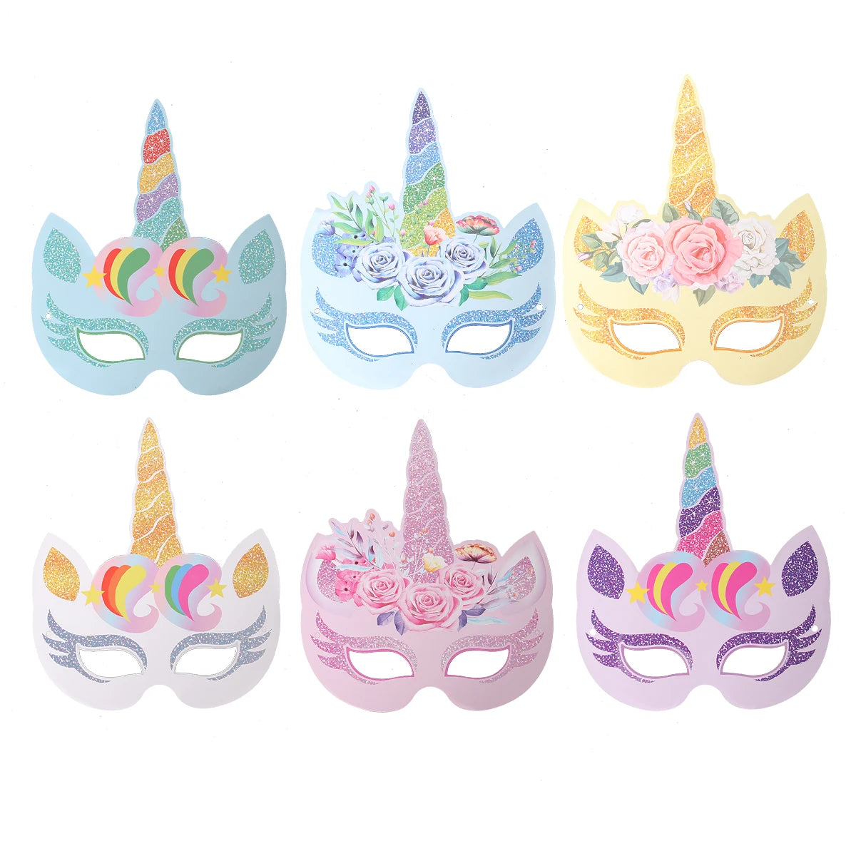Rainbow Unicorn Disposable Tableware Background Unicorn Birthday Party Decorations Kids Baby Shower Girl Birthday Party Supplies