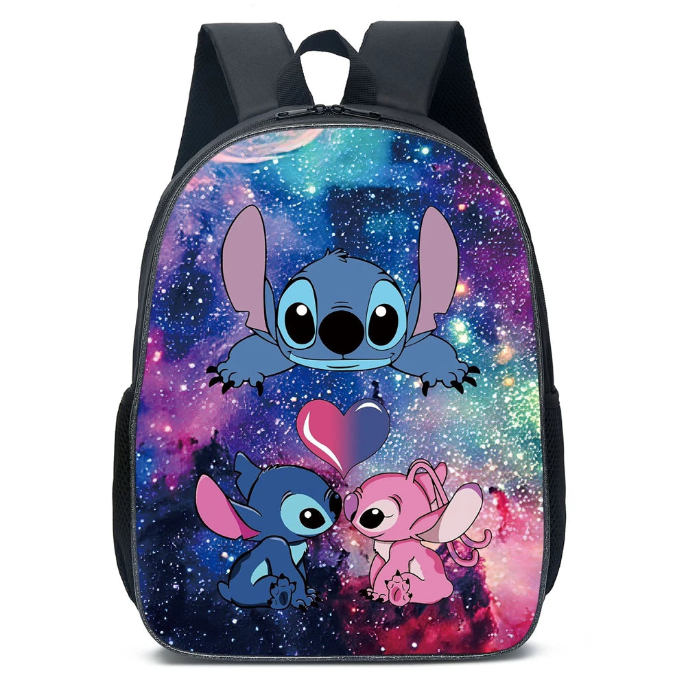 MINISO Lilo & Stitch Angel Cosplay Costume Backpack Computer School Bag Xmas Gift
