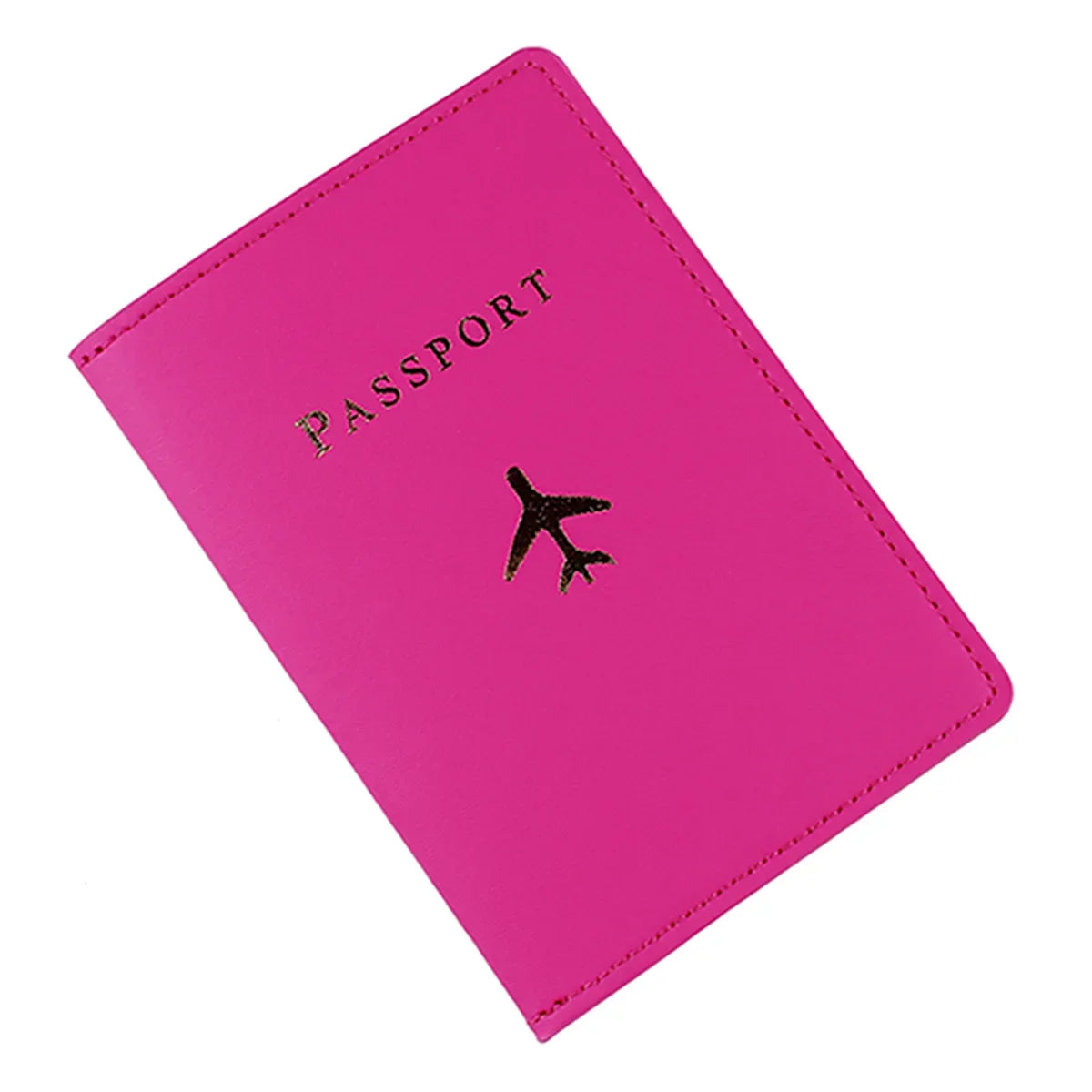 Airplane Passport Cover Women Men Travel Passport Case Pu Leather Fashion Passport Wallet Purse Girl Passport Credit Card Holder