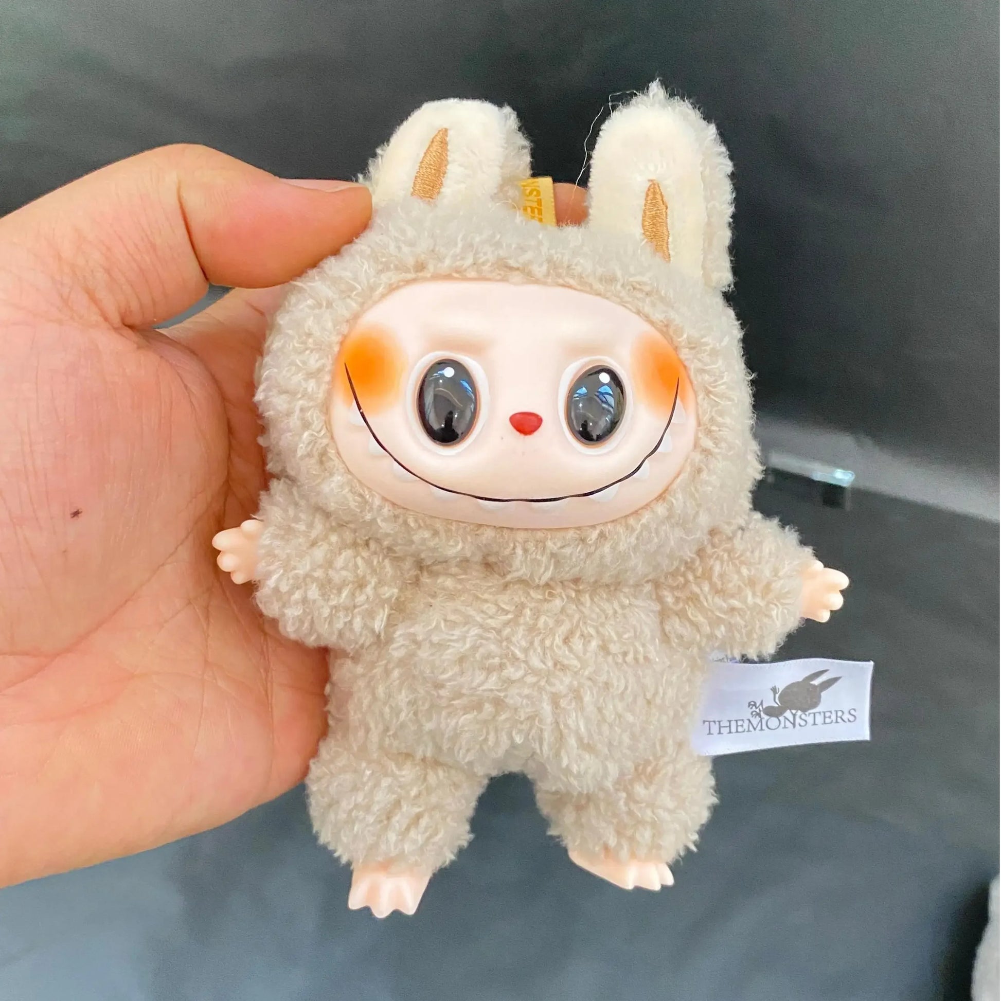 Mokoko Labubu The Monsters Vinyl Face Doll Heart-Moving Macaron Doll Blind Box Blind Bag Hanging Pendant Christmas Birthday Gift