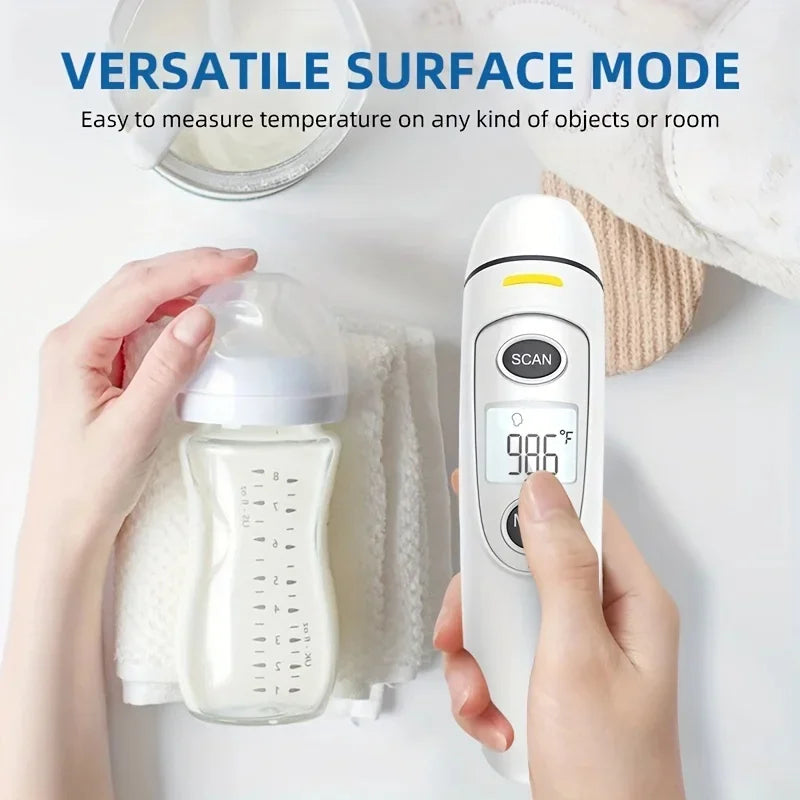 Forehead Thermometer for Adults Baby and Kids Digital Infrared Thermometer Non-Contact Thermometer with LCD Screen Fever Alert