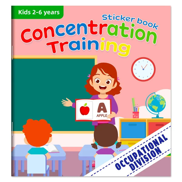 Baby Toys Sticker Book Multiple Scenarios Cartoon DIY Sticker Puzzle Educational Cognition Learning Toys for Kids Age 2-6 Gift