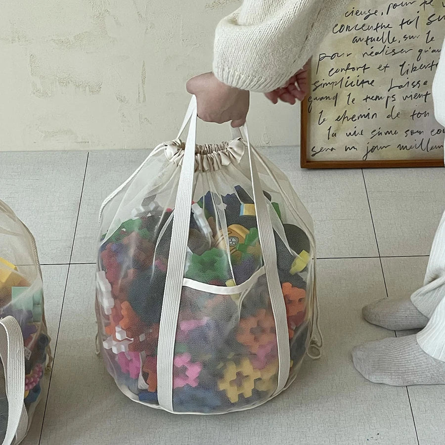 Baby Storage Bags Kids Toy Storage Bag Drawstring Bag Large Capacity Children Room Organizer Pouch