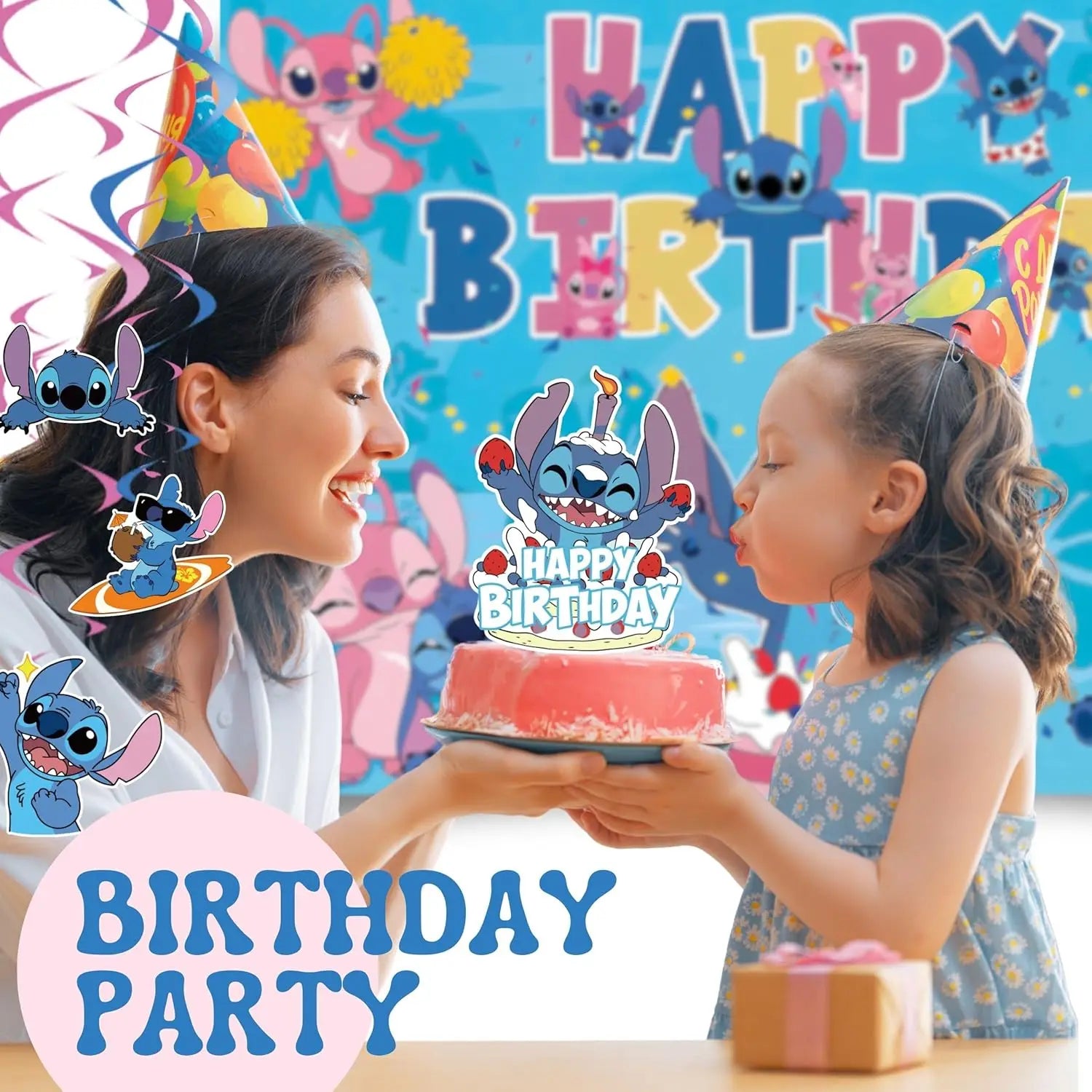 NEW Lilo And Stitch Birthday Party Decoration Tableware Balloon Cup Plate Banner Backdrop Lilo Stitch Theme Party Supplies Favor
