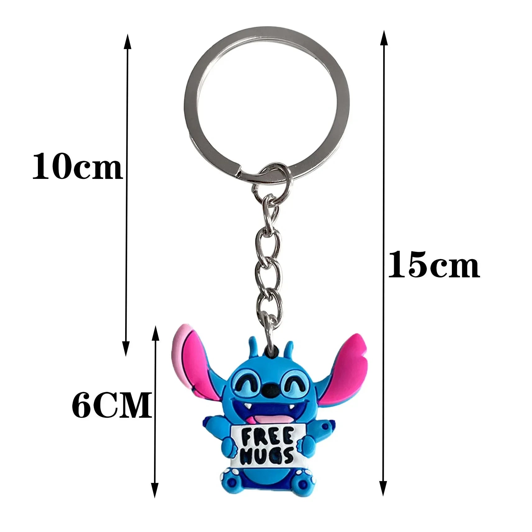10pcs Lilo &Stitch Keychains for Kids Birthday Party Decoration Gift Bag Fillers Stuffer School Carnival Reward Party Supplies