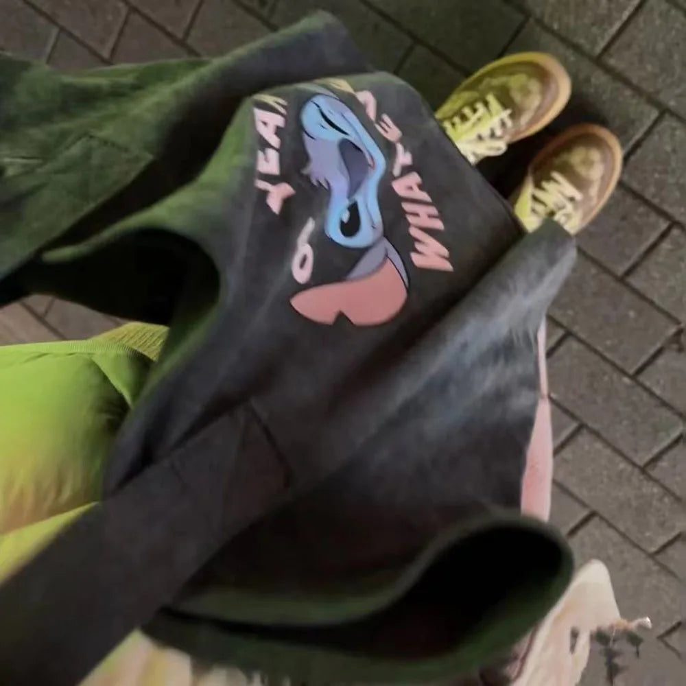 Stitch Cartoon Handbags Large Capacity Anime Tote Casual All-match Satchel Women's Fashion Storage Bags Outdoor Travel Backpacks