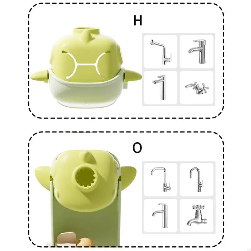 Easy Installation Water Temperature Sensing Faucet Extender Adapter for Kids Safety In Bathroom and Kitchen Sinks L8RB