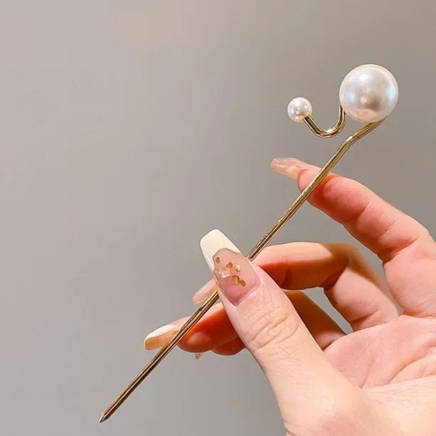 Chinese Style Tassel Hair Clip For Women Hair Stick Pins Flower Handmade Hairpins Charm Jewelry Accessories Hair Ornaments 머리핀