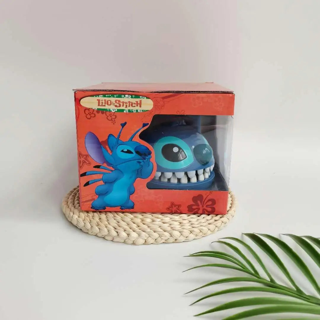 Stitch Crocodile Biting Fingers Toy Lilo & Stitch Stress Reliever Toy Anime Child Game Spoof Reunion Tricky Toy Wholesale