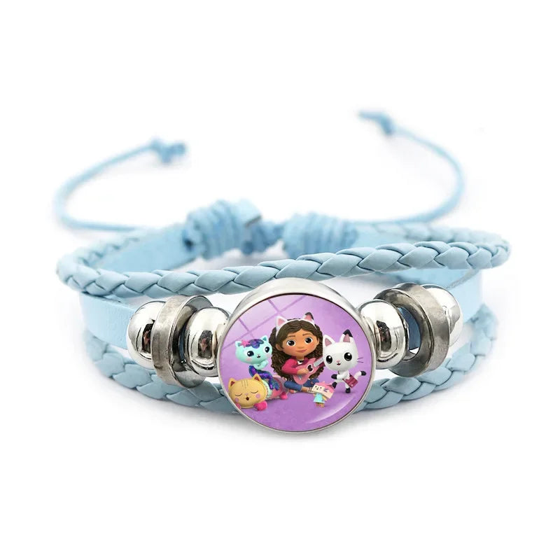 Gabby Dollhouse Bracelet Anime Cartoon Character Derivative Peripherals Bangles Cute Bracelets Baby Show Birthday Christmas Gift