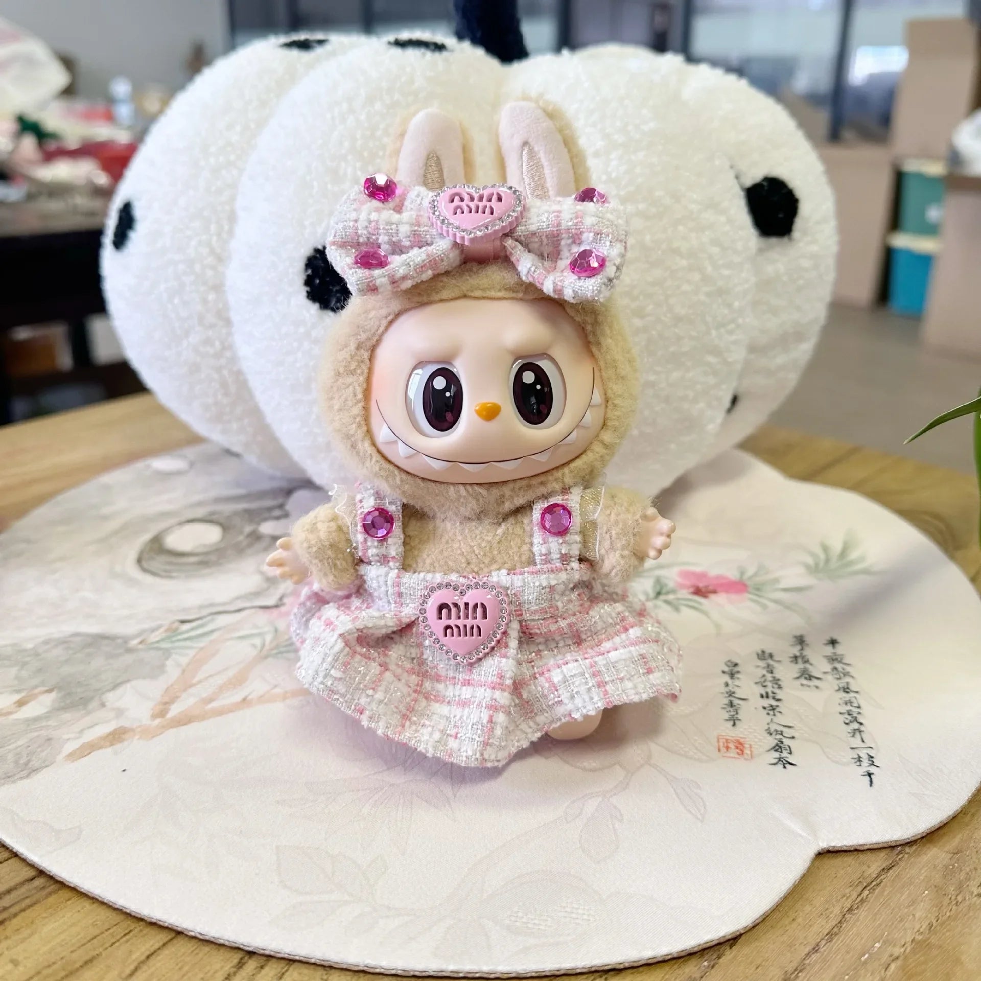 17cm Mini Plush Doll'S Clothes Outfit Accessories For Korea Kpop Exo Labubu Idol suit Clothing Gift