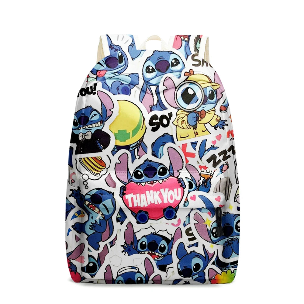 MINISO Lilo & Stitch Angel Cosplay Costume Backpack Computer School Bag Xmas Gift