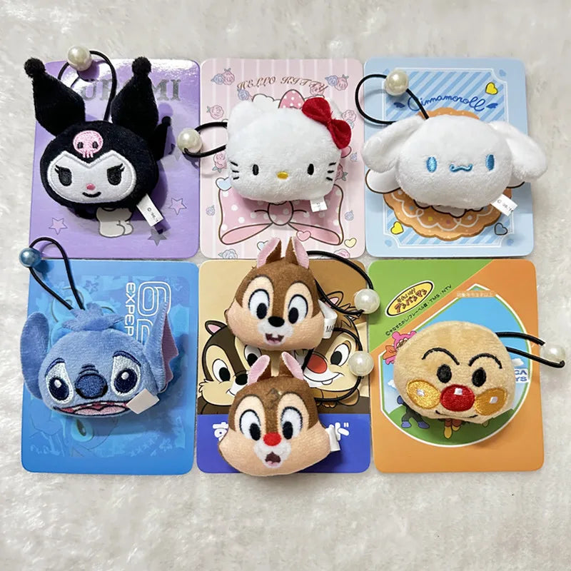 Sanrio Hello Kitty Hairband Women Cute Cartoon Cinnamoroll Headwear Anime Kuromi Kids Hair Accessories Girls Charm Gift