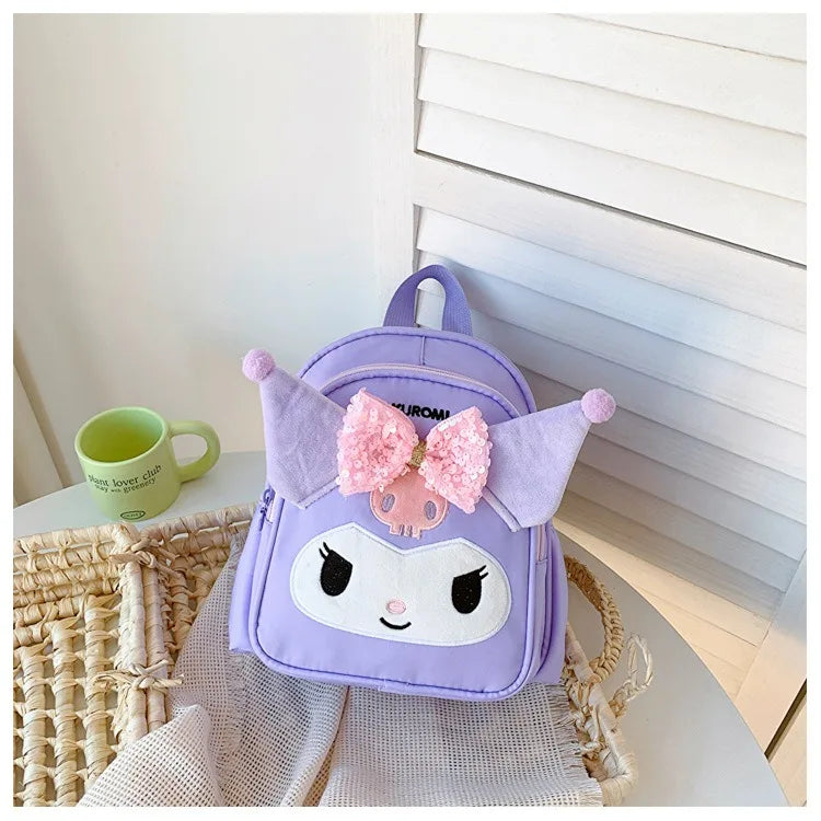 Sanrio Cinnamoroll Backpack Melody Crossbody Bag Kids Storage Backpack Travel Packsack Anime Peripheral Girls Holiday Gifts