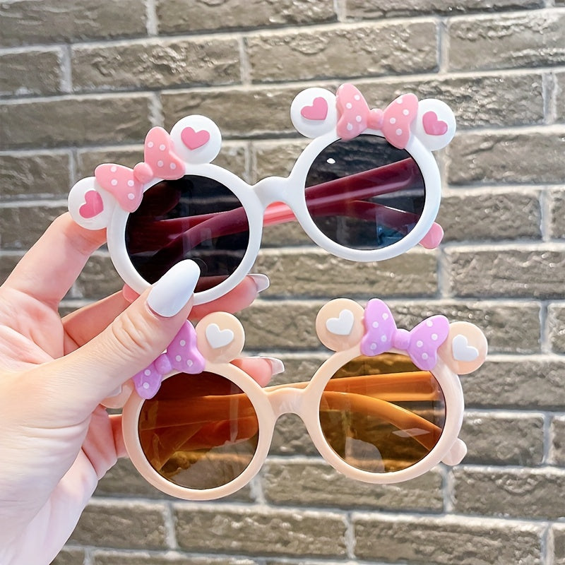 Creative Trendy Cute Cartoon Shaped Frame Fashion Glasses, UV Protection Decorative Accessories For Holiday Party Outdoor Traveling Boys And Girls Accessories, ideal choice for gifts